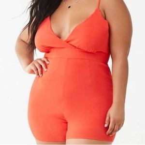 Forever 21 + Orange Romper